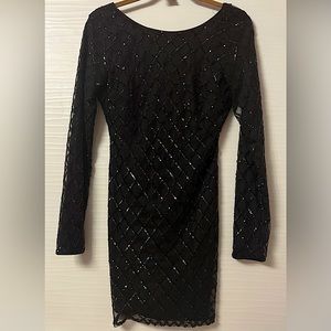 Forever 21 black sequin dress